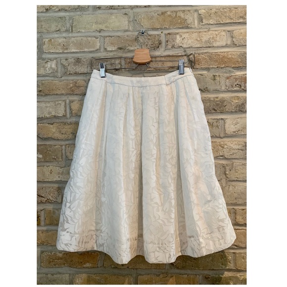 J.Crew White midi skirt - Picture 2 of 4